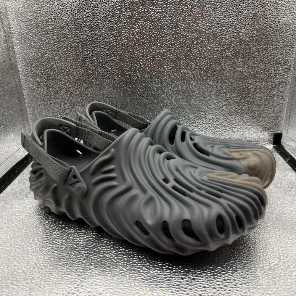 Size 11 Crocs Pollex Clog Mens Niagara Grey New Salehe Bembury 207393-1MA